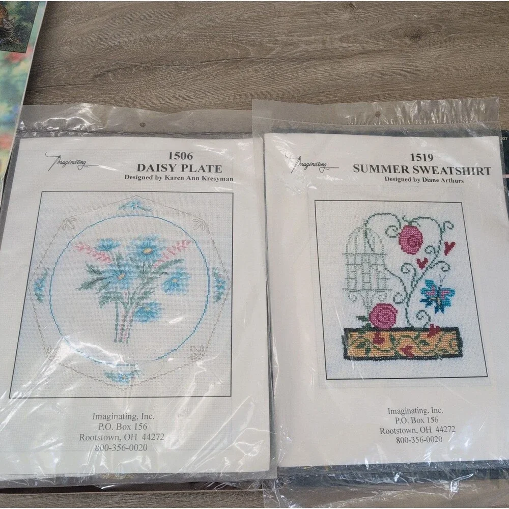 Lot of 9 Candamar, Dimensions  Janlynn Cross Stitch Kits Brand New